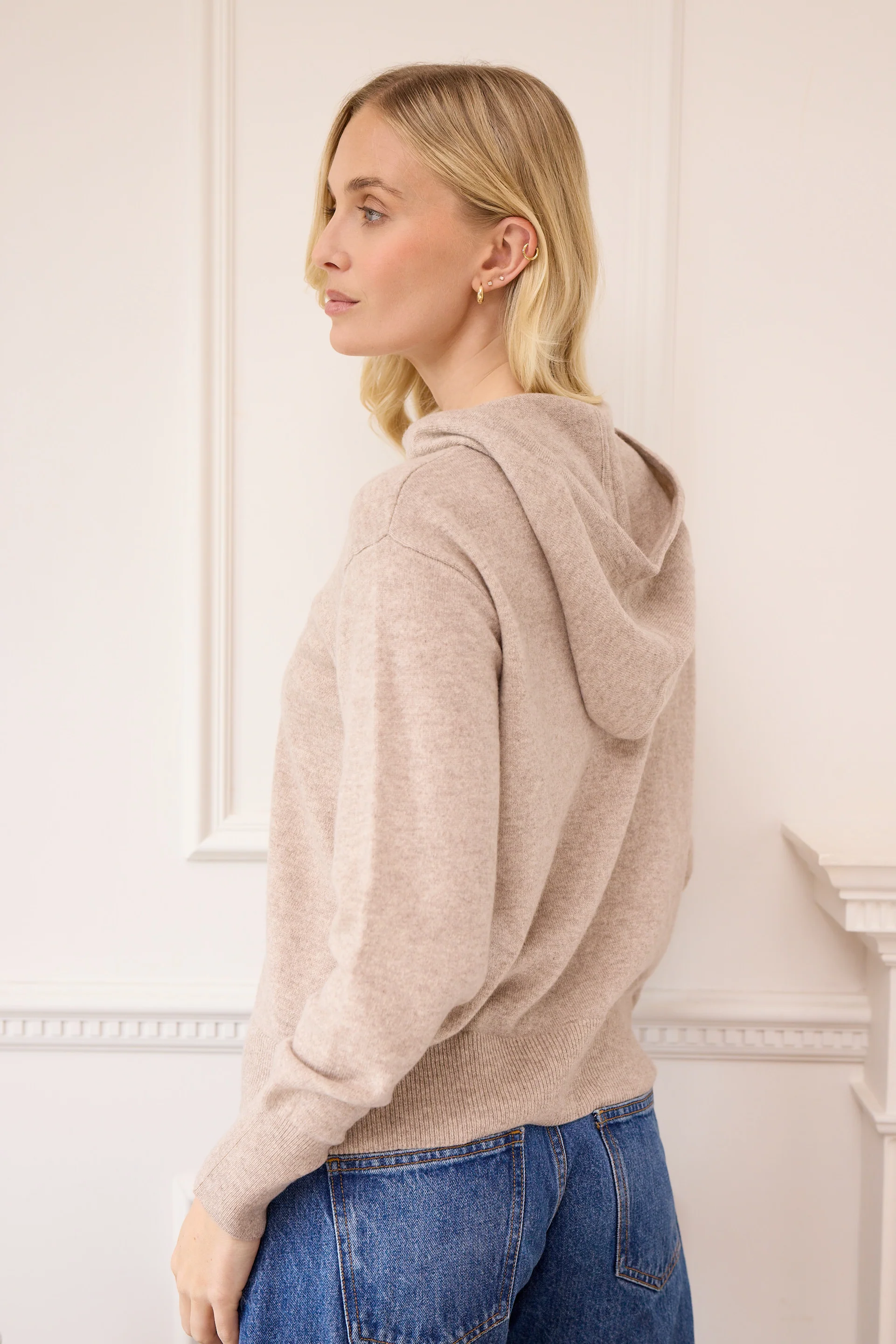 cashmere hoodie - fawn - Image 3