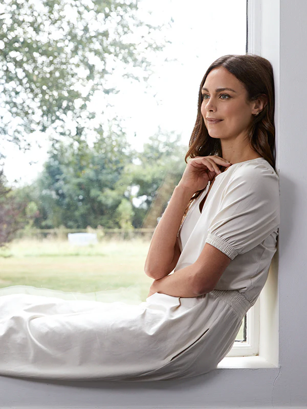 cuba midi dress with pockets - stone - Image 4