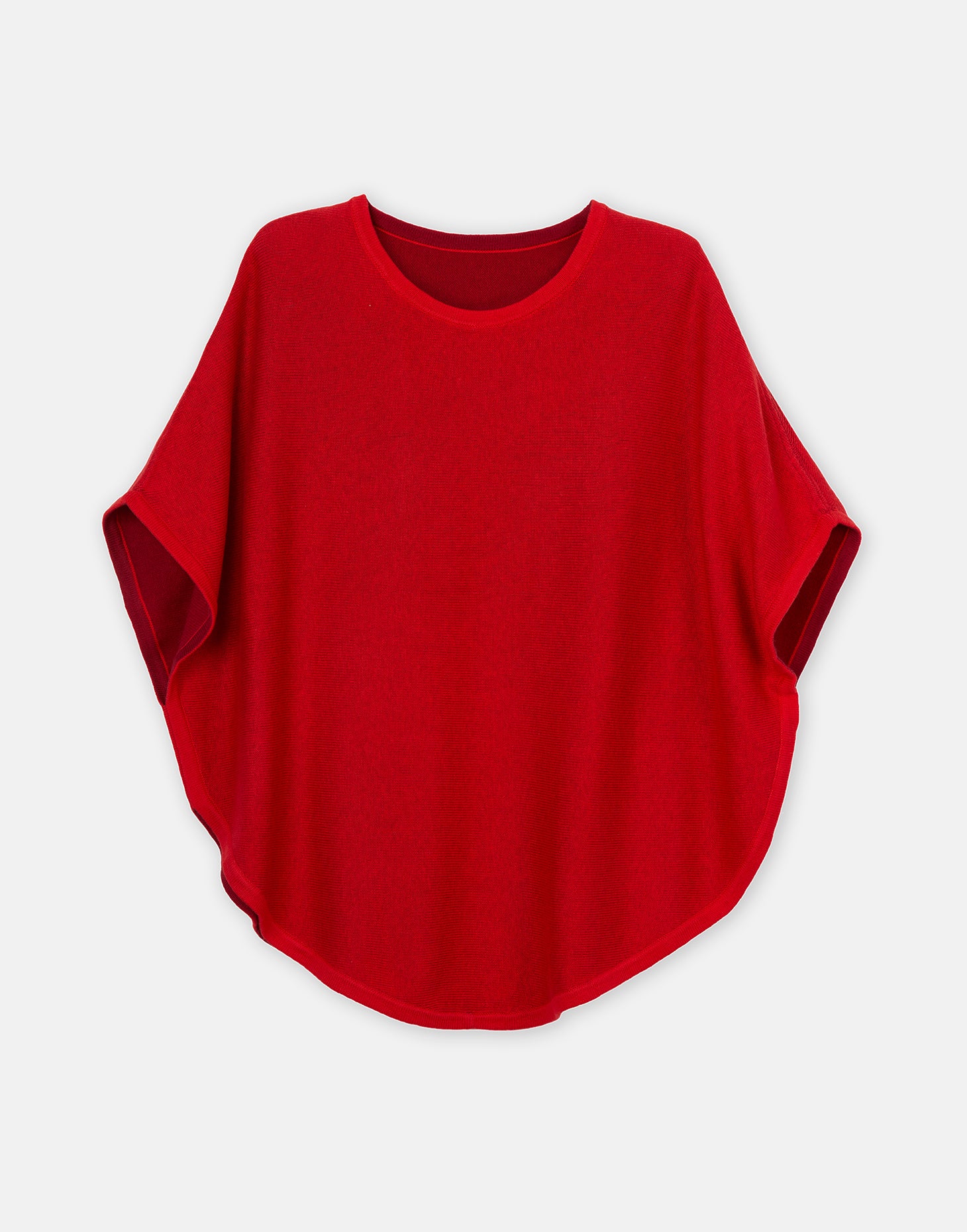 flora reversible poncho - red - Image 4
