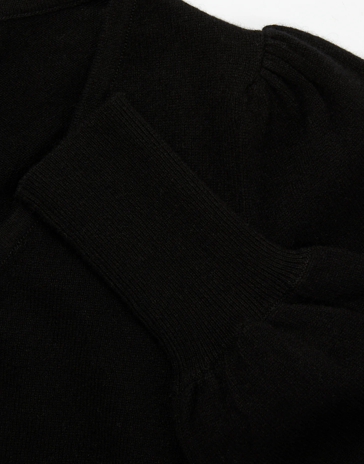 isabella black wool cashmere jumper - Image 5