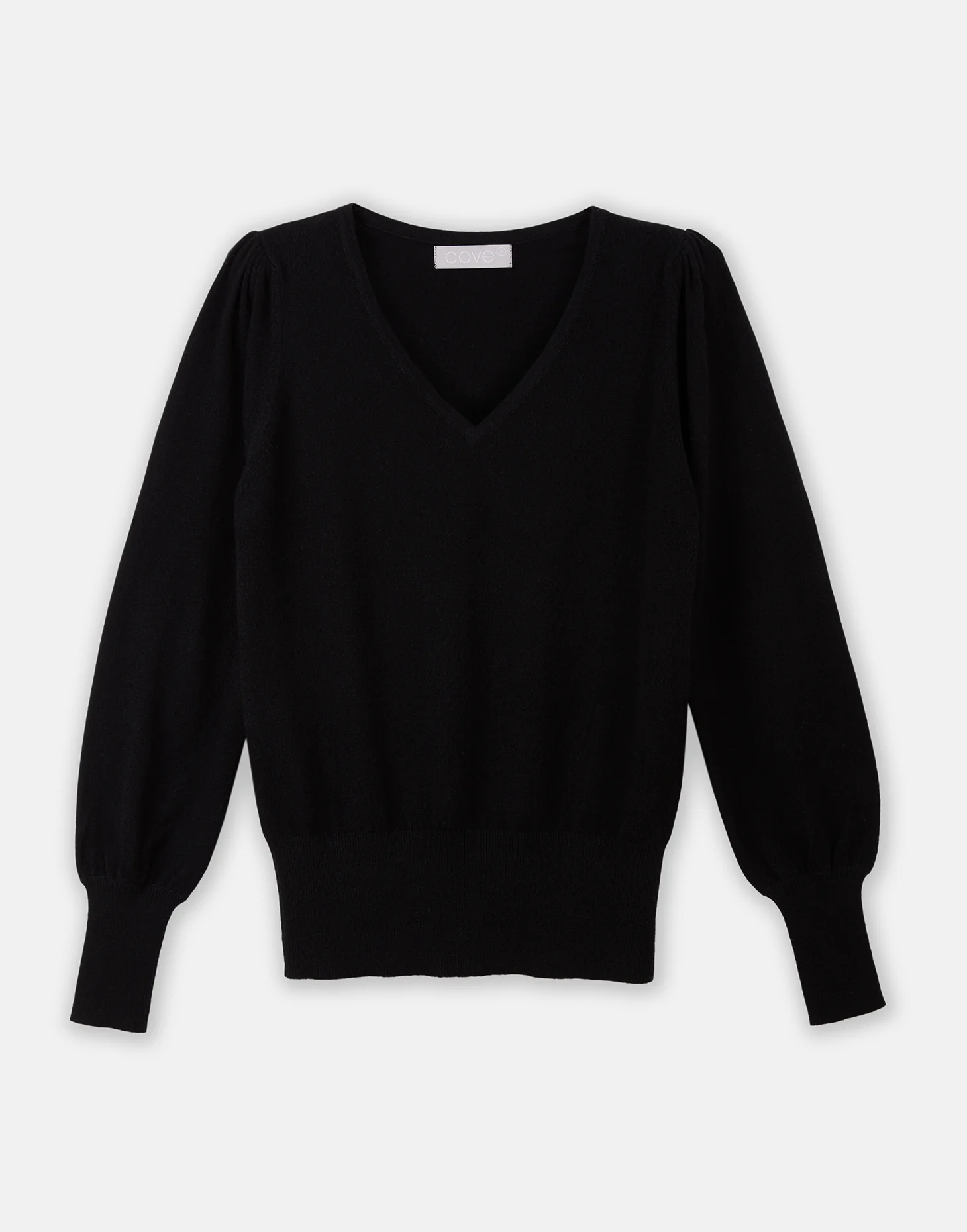 isabella black wool cashmere jumper - Image 6