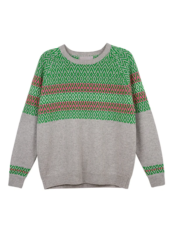 Isla fairisle cashmere jumper - Image 6