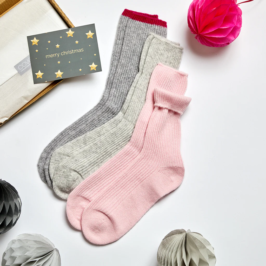 letterbox gift cashmere bed socks - Image 6