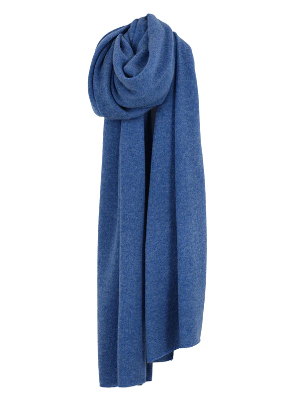 lola cashmere travel wrap - blue jean - Image 8