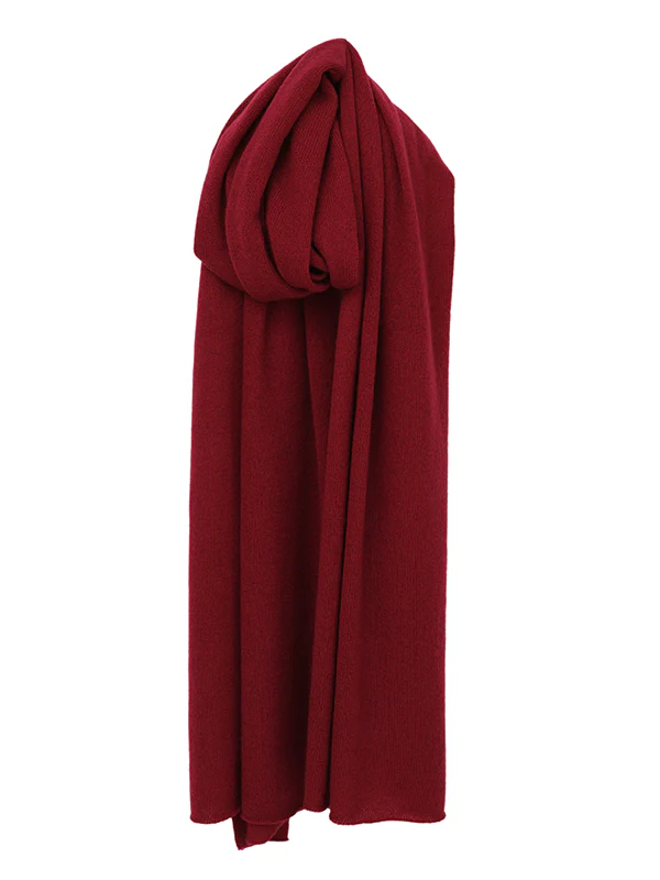 lola cashmere travel wrap - aubergine - Image 5