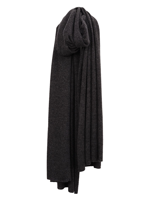 lola cashmere travel wrap - charcoal - Image 6