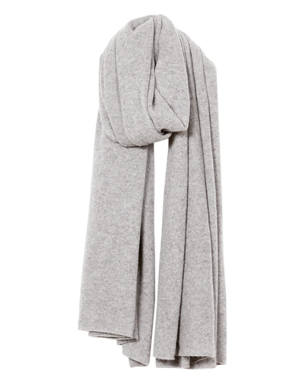 lola cashmere travel wrap - grey - Image 6