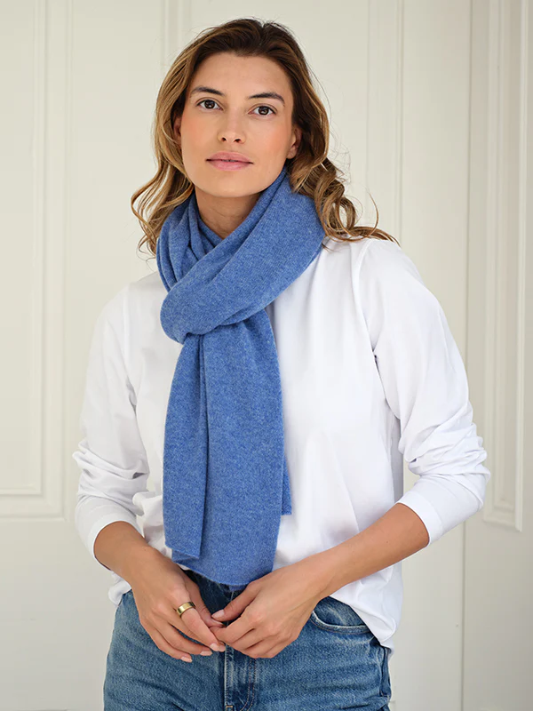 lucy 4-way cashmere poncho - blue jean - Image 6