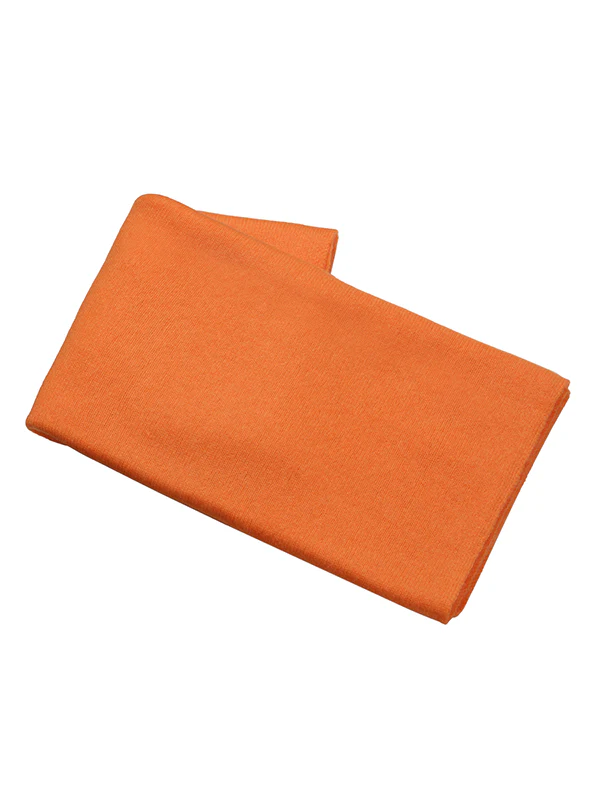 lucy 4-way cashmere poncho (ONE LEFT) - soft orange - Image 6