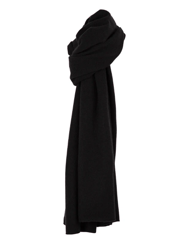 lucy 4-way cashmere poncho - black - Image 7