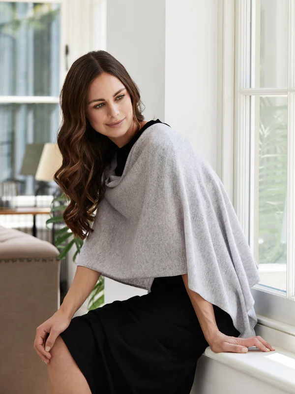 lucy 4-way cashmere poncho - Image 11
