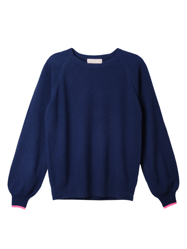 matilde textured jumper - blue - Image 4