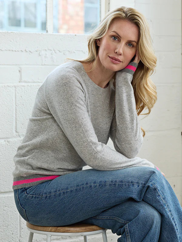 philly cashmere jumper - grey - Image 2
