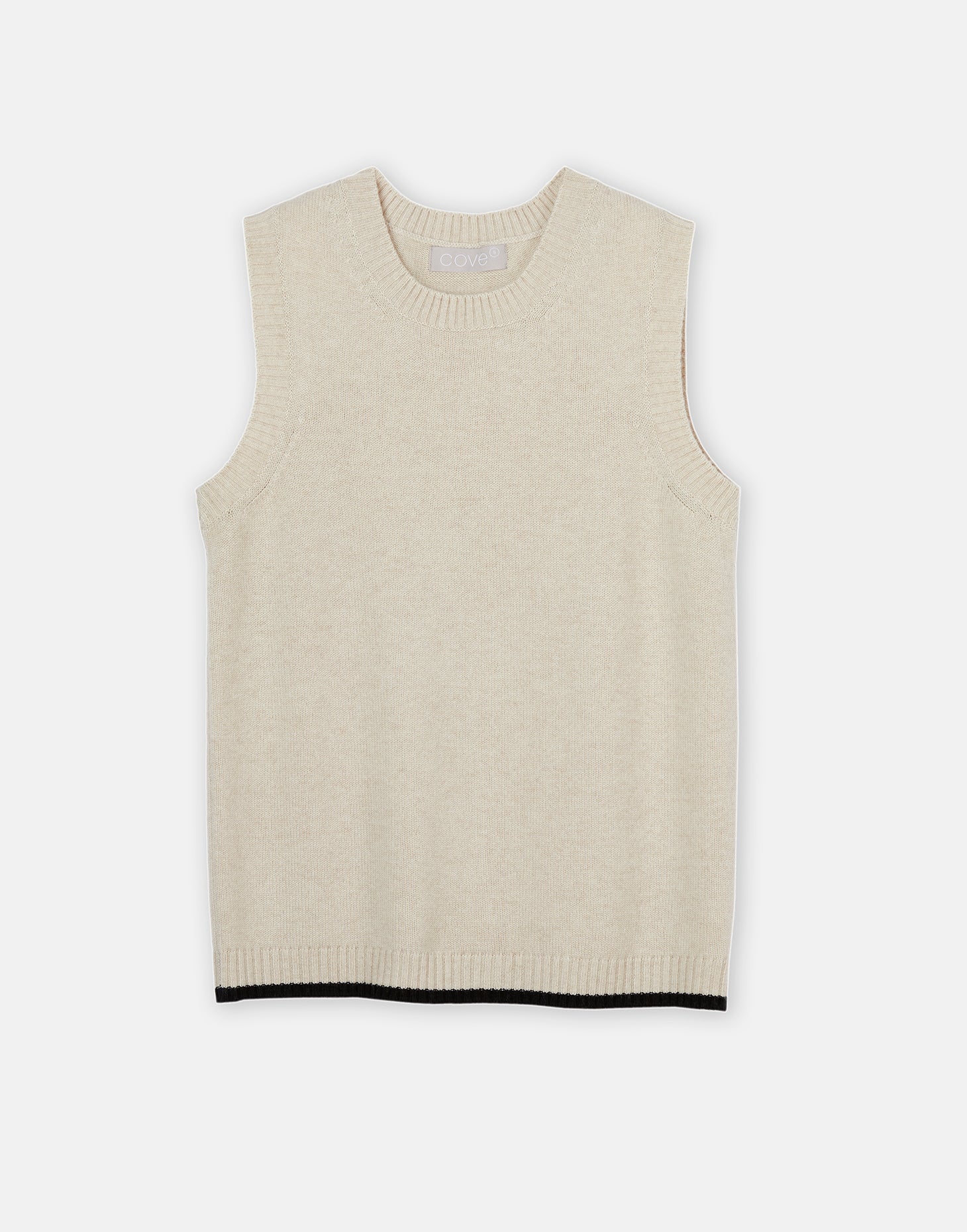 tilly tank - beige & black - Image 5