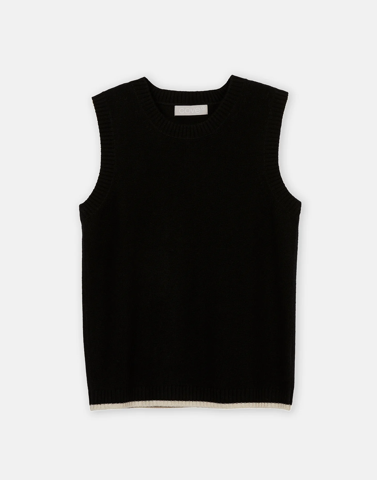 tilly tank - black & beige - Image 5